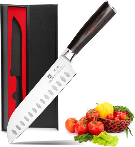 Santoku knife inch with - santoku,