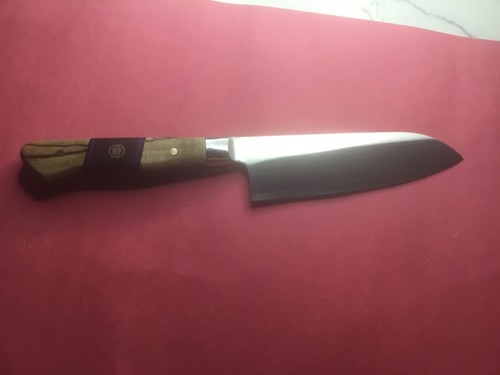 Custom santoku aus10 steel - custom,