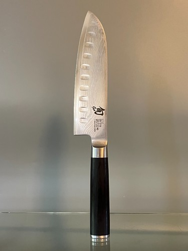 Hollow ground santoku - 7'',