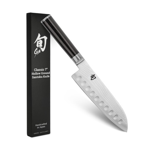 Hollow ground santoku - hollow,
