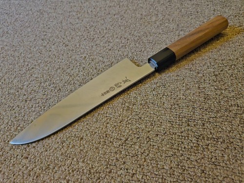 Santoku knife 180mm wooden - santoku,